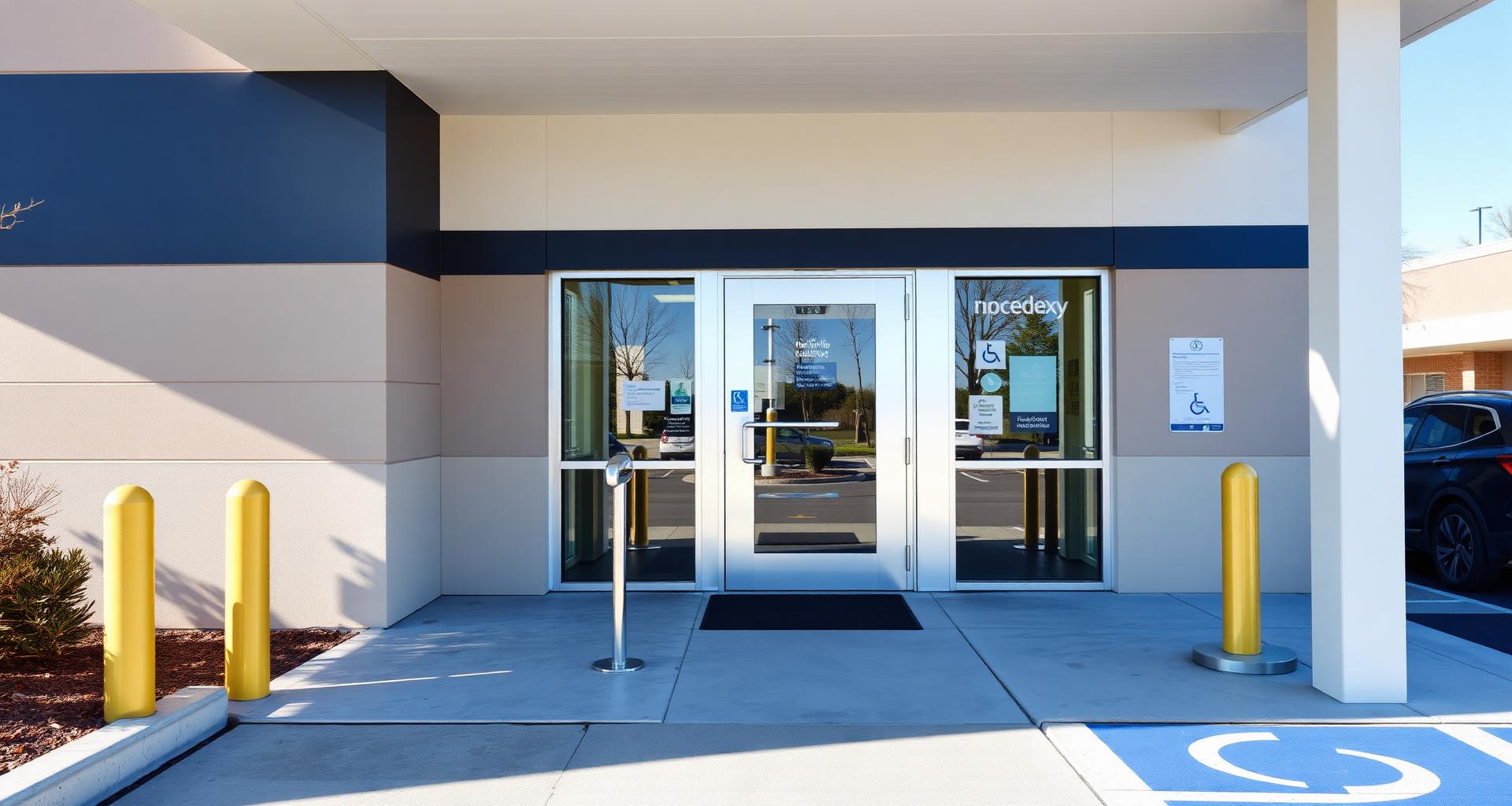 Wheelchair-accessible entrance at Nova Brain and Spine office