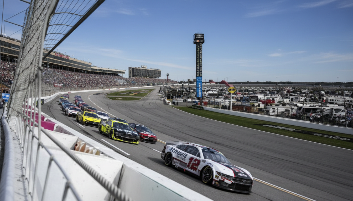 Atlanta Motor Speedway landmark near Hampton, Georgia