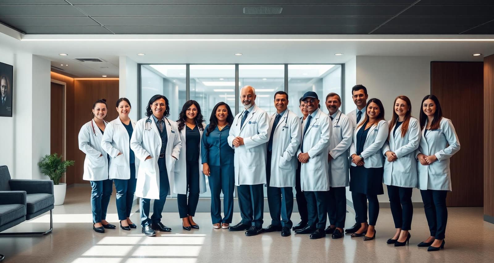 Nova Brain and Spine neurosurgery team in clinic lobby
